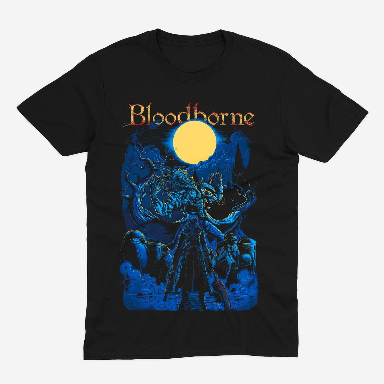 Футболка чорна Morze Bloodborne V1 M