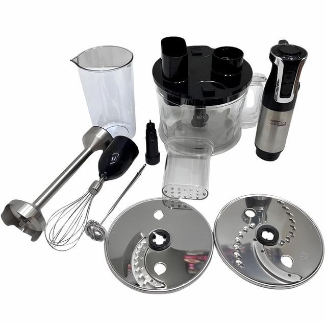 Блендерний набір Zepline ZP-797 мінікомбайн міксер подрібнювач блендер Чорний 1500 Вт, фото 1