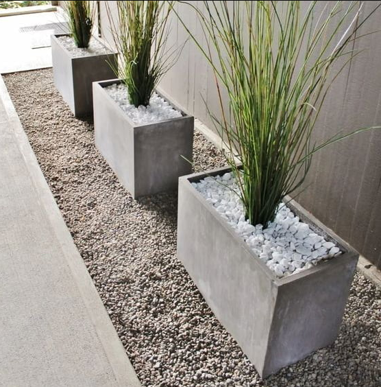 Вазон бетонний - Прямокутний Д600мм х Ш300мм х В500мм сірий, фото 1
