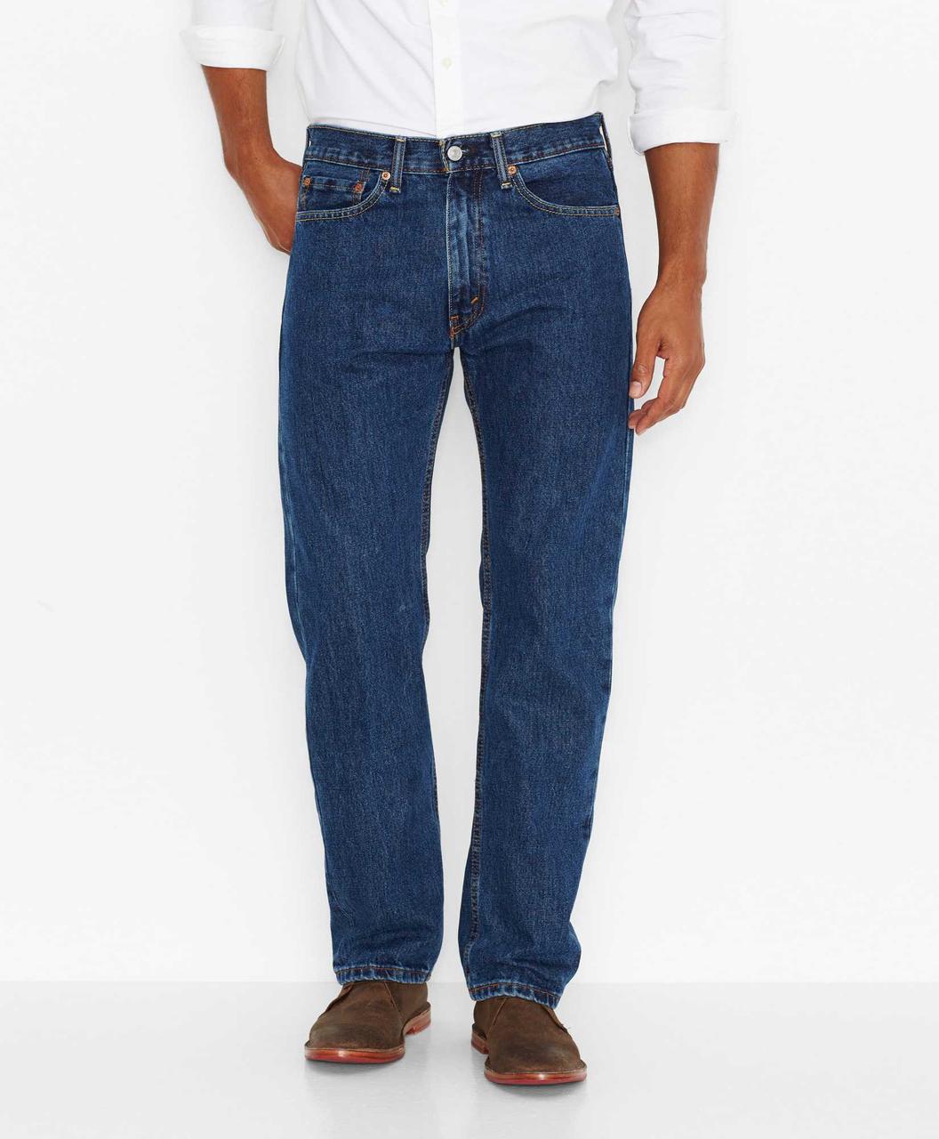 Чоловічі джинси Levi's 505 — Dark Stonewash W30 L32 Синій (005054886), фото 1