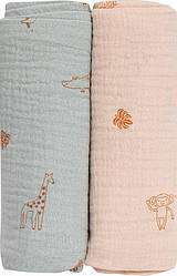 Рушники Bubaba by FreeON 2/1 GREEN & BEIGE 70х70 см