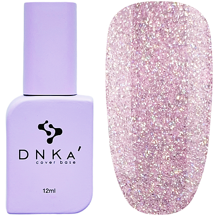 Гель-лак DNKa Gel Polish Color №0092, 12 мл прозоро-ліловий з голограмою, фото 1