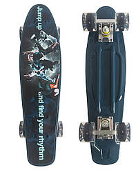 Скейтборд дитячий Free 2 Move з підсвічуванням 57 см (43155)
