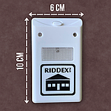 Відлякувач тарганів комах тараканів у розетку апарат електромагнітний проти бліх електронний Riddex 3008, фото 7