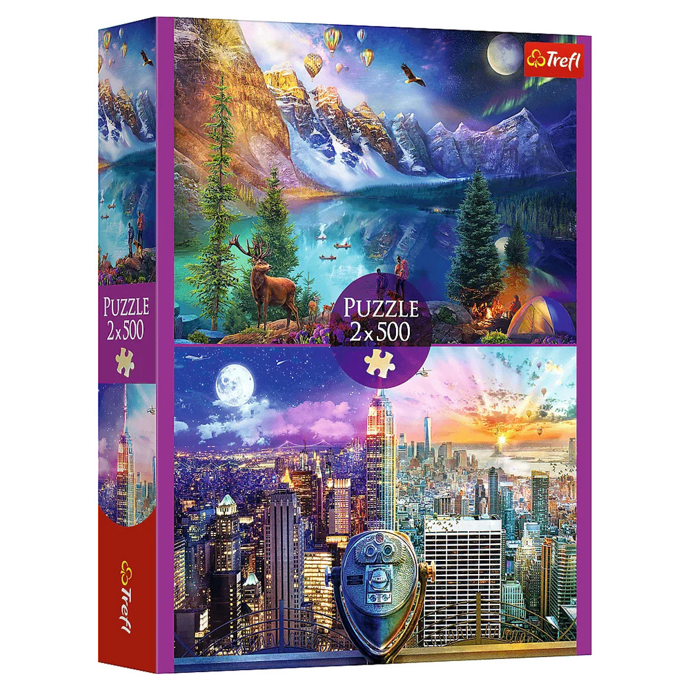 Пазл "Тур Америкою", 2х500 елементів Trefl (5900511375008), фото 1