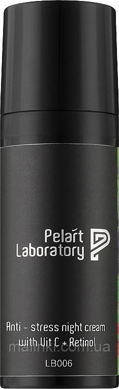 Нічний антиоксидантний крем з вітаміном С та ретинолом Pelart Anti-Stress Night Cream Vit C + Retinol, 50 мл