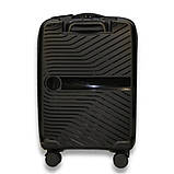 Валіза Airtex середня M поліпропілен чорна 65х44х27(+5)см/81л/3.4кг, фото 5