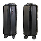 Валіза Airtex середня M поліпропілен чорна 65х44х27(+5)см/81л/3.4кг, фото 6