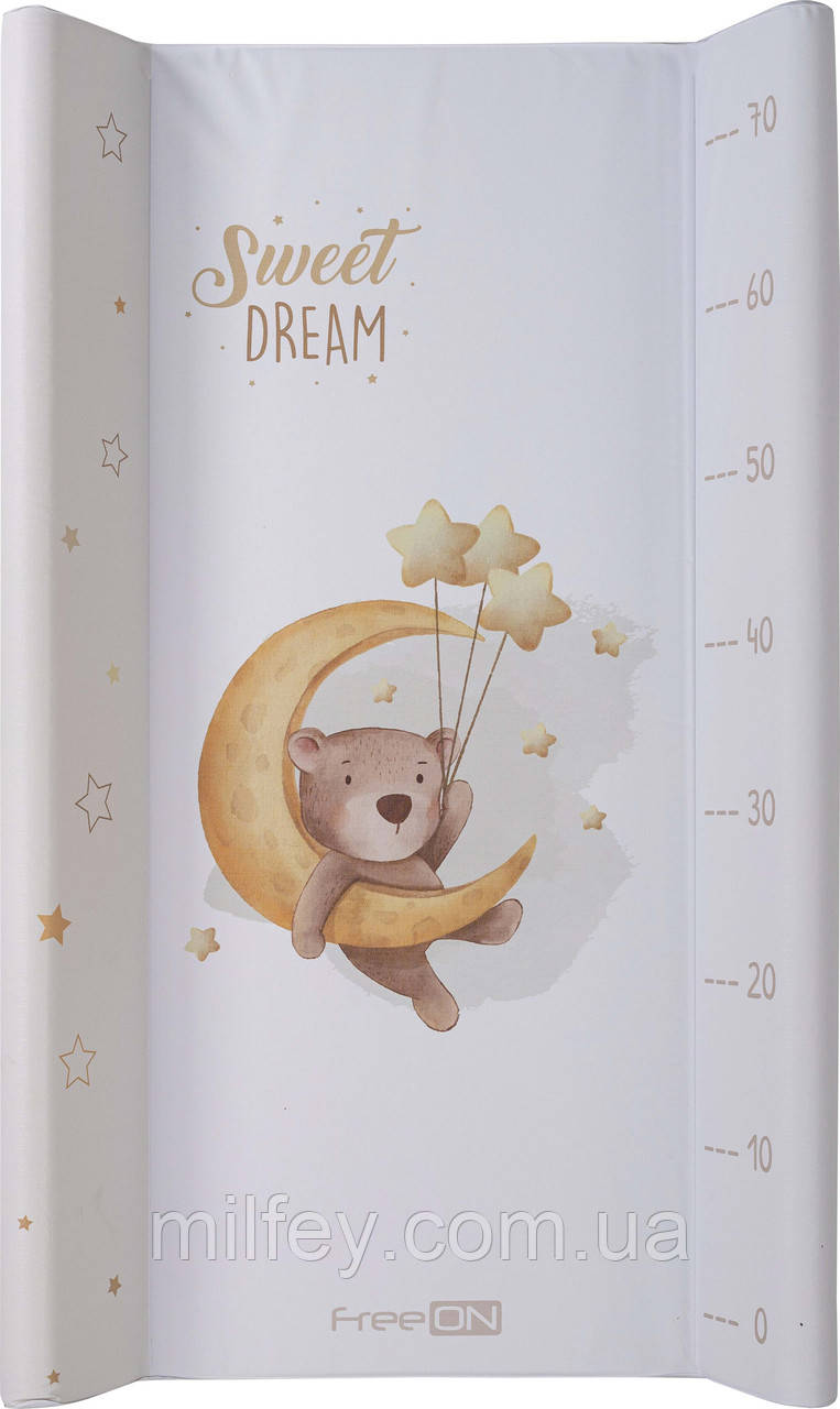 Килимок для пеленання FreeON Sweet dreams, з укріпленим дном, 50x80x10 см (49850)