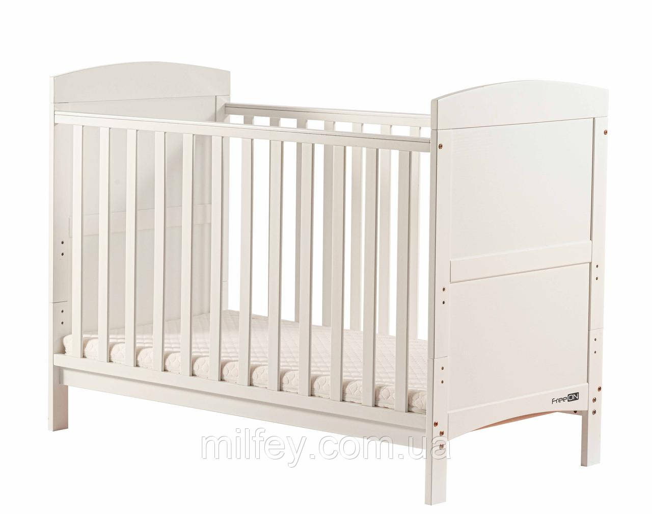 Ліжко дитяче FreeON Lory 120х60 см, білий (49157), фото 1