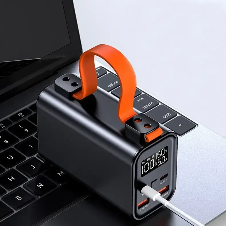 Потужна мобільна батарея зі швидкою зарядкою 30000Mah 160W (Чорний)