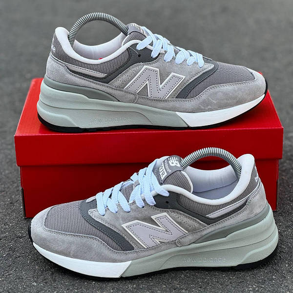 Grey new balance 997 deals
