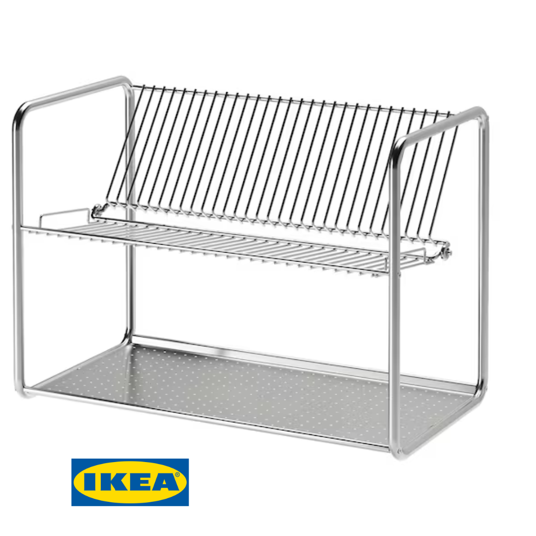 Сушарка для посуду IKEA ORDNING Сталева 100.181.94