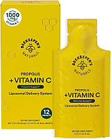 Beekeeper's Naturals Liposomal Propolis + Vitamin C / Ліпосомальний прополіс + вітамін С 12 саше