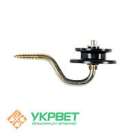 Ізолятор ковзний кутовий до шнурів, коробка 4 шт.