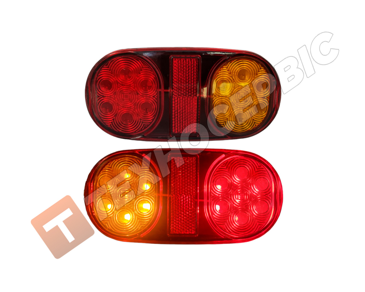 Ліхтар задній причепа лафета LED 12-24v (лівий+правий)