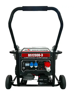 Генератор бензиновий трифазний 9 кВт Bison BS12000-3 (41-00409)