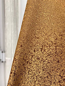 Штора Мрамор шоколадний