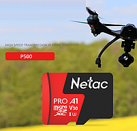 Карта пам'яті Netac P500 Red V10 128GB micro SD (TF) class 10 UHS-I High Speed, фото 6
