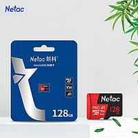 Карта пам'яті Netac P500 Red V10 128GB micro SD (TF) class 10 UHS-I High Speed, фото 3