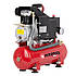 Компресор 9 л, 0.75 кВт, 220 В, 8 атм, 160 л/хв INTERTOOL PT-0002, фото 2
