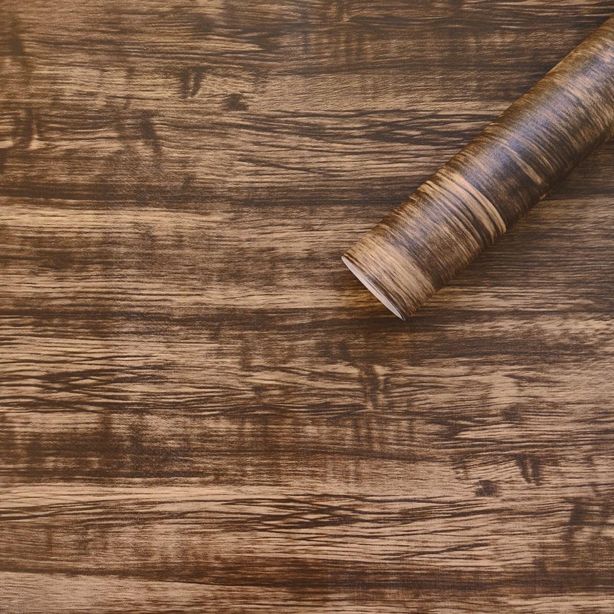 Самоклейна плівка темно-коричневе дерево 0,45х10м (1243)