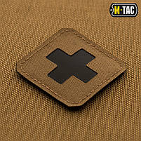 M-Tac нашивка Medic Cross Laser Cut Coyote/Black, фото 3