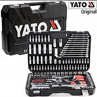 Набір інструментів YATO 216 штук для механіків СТО Професійні Інструменти ЯТО з валізою YATO YT-38841 для ремонту авто