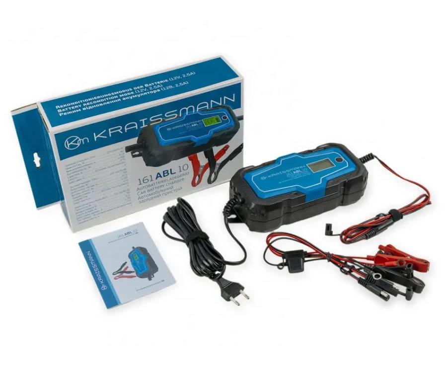 Зарядний пристрій для акумулятора авто KRAISSMANN 161 ABL 10 ( 160 Вт), фото 1