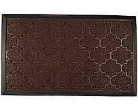 Килимок придверний Eurogold 45х75 см коричневий (S-6129-BRO)