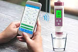 Комбінований аналізатор BLE-C600 7 в 1 SMART, РН/ORP/TDS/EC/SALT/S.G/T з bluetooth. Китай, фото 4