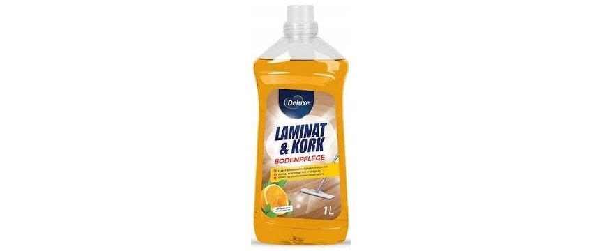 Засіб для миття ламінату та дерев'яної підлоги Deluxe Laminat & Kork Bodenpflege 1л