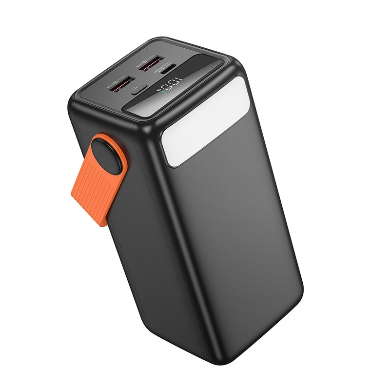 Павербанк 50000mAh зі швидкою зарядкою 22.5W та ліхтарем BOROFONE BJ66A |2USB/1Type-C| Чорний