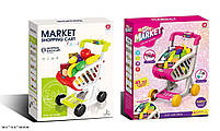 Ігровий набір Супермаркет 922-156/157 зі світлом та звуком, з візком та продуктами, фото 2