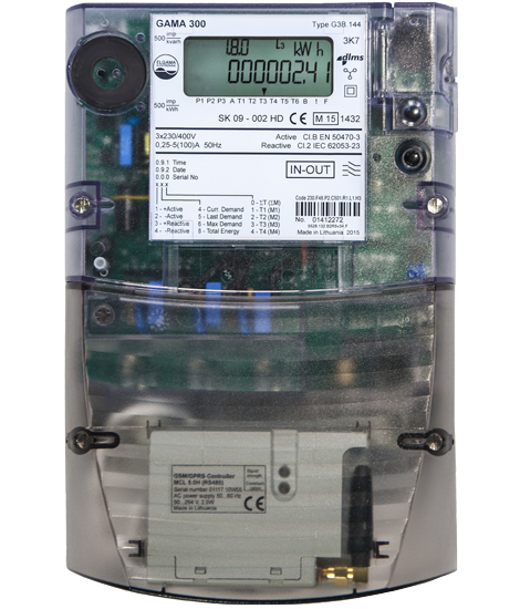 Счетчик електроенергії GAMA 300 (G3B.144.230.F27.B2.P4.C311.A3.L1)
