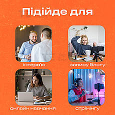 Професійний петличний мікрофон BOYA BY-M1 3.5 мм мікрофон петличка для телефону петличка для пк камери, фото 5