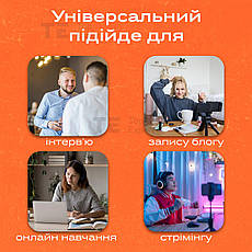 Професійний петличний мікрофон BOYA BY-M1DM 3.5 мм мікрофон петличка для телефону петличка для пк камери, фото 5