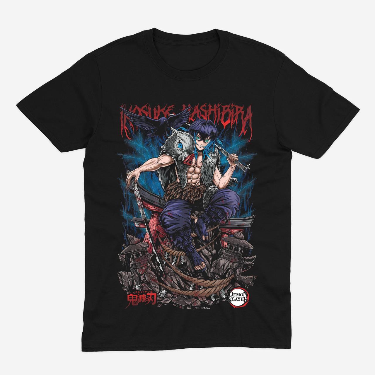 Футболка чорна Morze DEMON SLAYER V21, фото 1