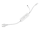 Адаптер живлення для світлодіодної стрічки (пластик) 220V IP20 + пульт Д/У #17/1, фото 2