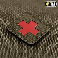 M-Tac нашивка Medic Cross Laser Cut Ranger Green/Red, фото 3