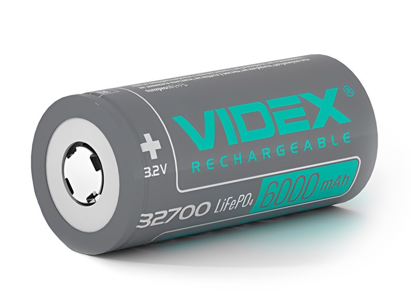 Акумулятор 32700 (без захисту) 6000mAh LiFePO4 bulk/1шт Videx