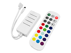 Контролер RGB 6А 5-24V Tuya Wi-Fi IR 24 кнопки+3 кнопки #186
