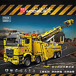 Конструктор дитячий "Евакуатор-тягач" із краном на дистанційному управлінні на 4883 деталі, жовтий, фото 4