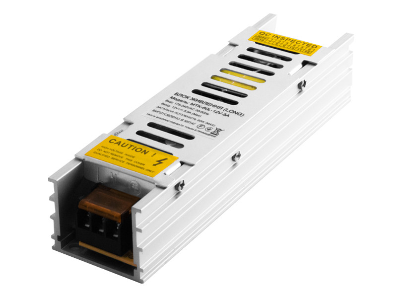Блок живлення 60W-IP20 LONG 12V MTK