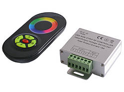 Контролер RGB на 3 каналі 12 V 216 W 6 A 50-100 м/LM9512 Лямансо