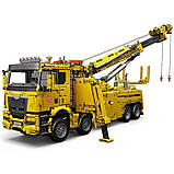 Конструктор дитячий "Евакуатор-тягач" із краном на дистанційному управлінні на 4883 деталі, жовтий, фото 2