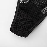 Яскравий спокусливий комплект із поясом та гумками – чорний S (1005001387473790), фото 5