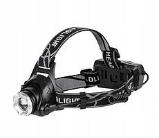 Ліхтарик Rebel URZ0936 налобний акумуляторний 10W гаран. 30 дн.