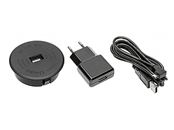 Вмонтований зарядний пристрій з USB-розємом GTV