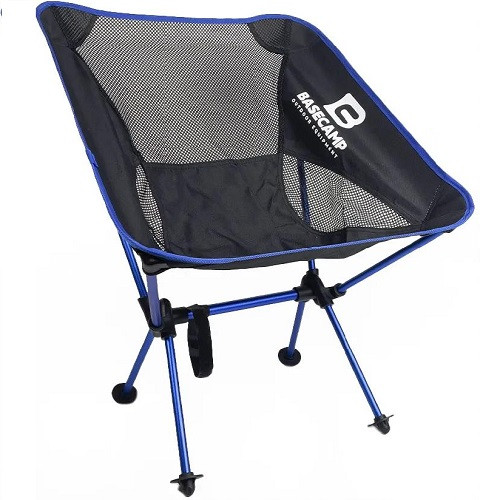 Кемпінгове крісло BaseCamp Compact, 50x58x56 см, Black/Blue, фото 1